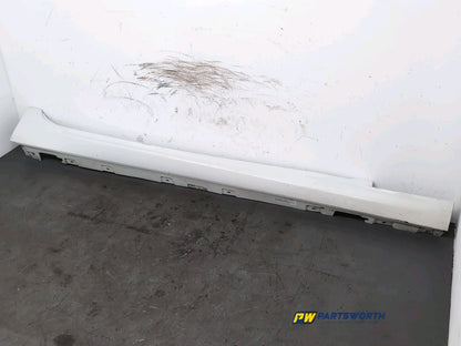 BMW 6 SERIES 640D M SPORT GRAN COUPE F13 SIDE SKIRT RIGHT ALPINE WHITE 300 15-18 2