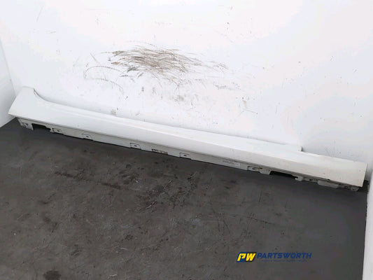 BMW 6 SERIES 640D M SPORT GRAN COUPE F13 SIDE SKIRT RIGHT ALPINE WHITE 300 15-18 2