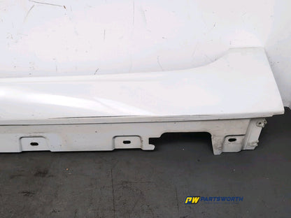 BMW 6 SERIES 640D M SPORT GRAN COUPE F13 SIDE SKIRT LEFT ALPINE WHITE 300 15-18 2