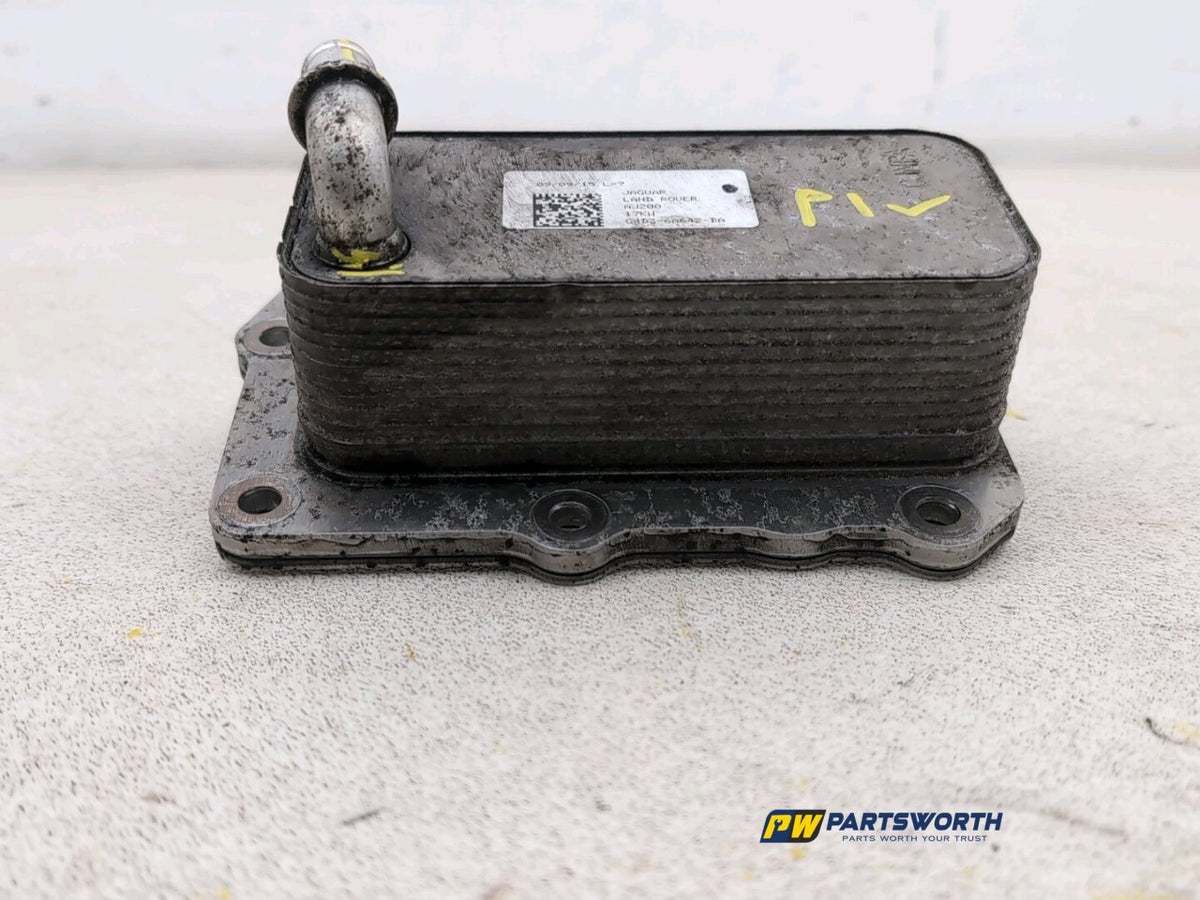 JAGUAR XE PORTFOLIO D X760 2.0L DIESEL ENGINE OIL COOLER G4D36A642BA 2015-2019 2