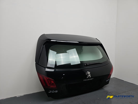 2016 Peugeot 308 Boot Lid Tailgate 2013-2021 5 Door Hatchback Black Ktvd - photo 2