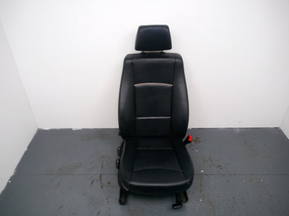 Bmw X1 E84 Seat Front Right O/S Heated Leather Nevada Black Piping Grey Brown - photo 2