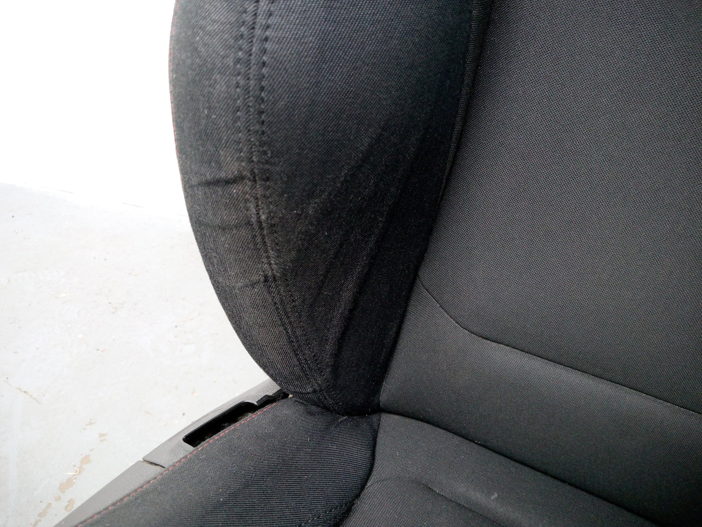 Bmw 1 F20 F21 2011-2015 Drivers O/S Black Front Seat Memory Red Stitching - photo 8