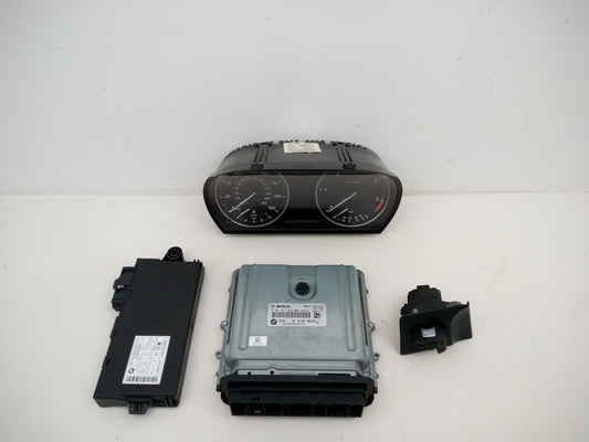Bmw E90 E91 Lci N47n 320d Engine Ecu Kit Dde Cas 3 + Key 8510829 Automatic - photo 2