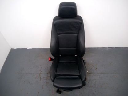 Bmw E90 E91 Lci M Sport Heated Black Leather Front Left N/S Interior Seat - photo 2