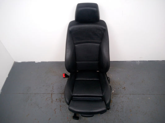 Bmw E90 E91 Lci M Sport Heated Black Leather Front Left N/S Interior Seat - photo 2