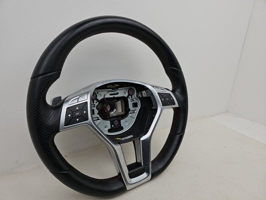 Mercedes C Class Flat Bottom Multifunction Steering Wheel W204 2013 A2044604503 - photo 2