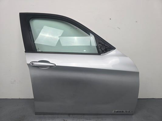 2010 Bmw X1 Xdrive20d Se Auto Door Front Right Side Titanium Silver Metallic 354 - photo 2