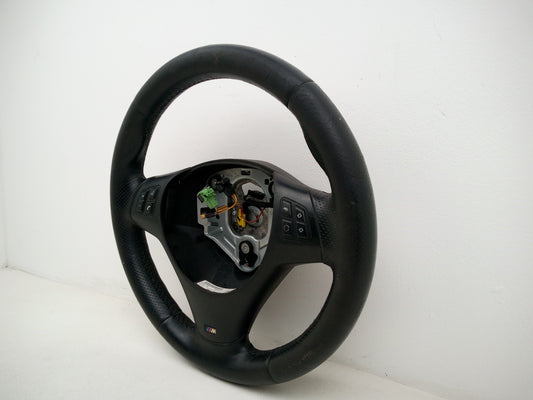 Bmw E87 E88 E90 05-2012 M Sport Leather Steering Wheel Multifunction 7906826 - photo 2