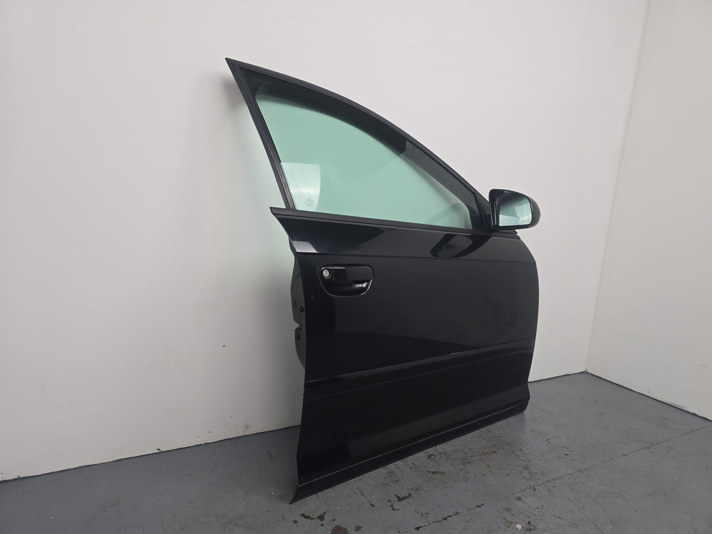 Audi A3 8p 5door Nsf Right Driver Side Front Door Mirror Black Lz9y - photo 2