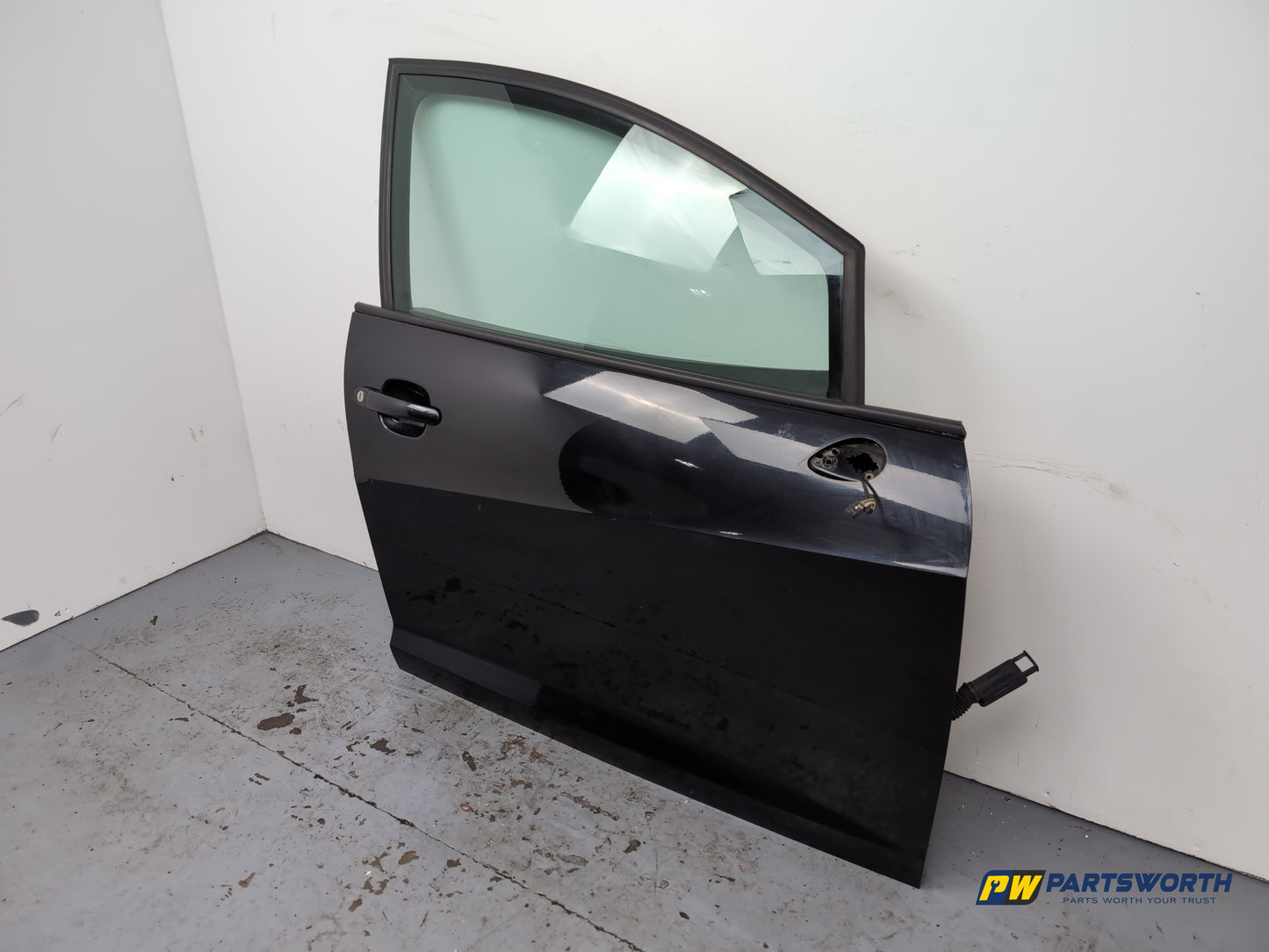 Seat Ibiza 6j/6p Estate Door Right Front Driver Side Black Lz9y 2010-2014 - photo 2