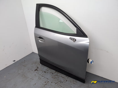 Mazda Cx-5 Ke Mk1 Front Door Right Drivers Side Metallic Silver 45p 2012-2016 - photo 2
