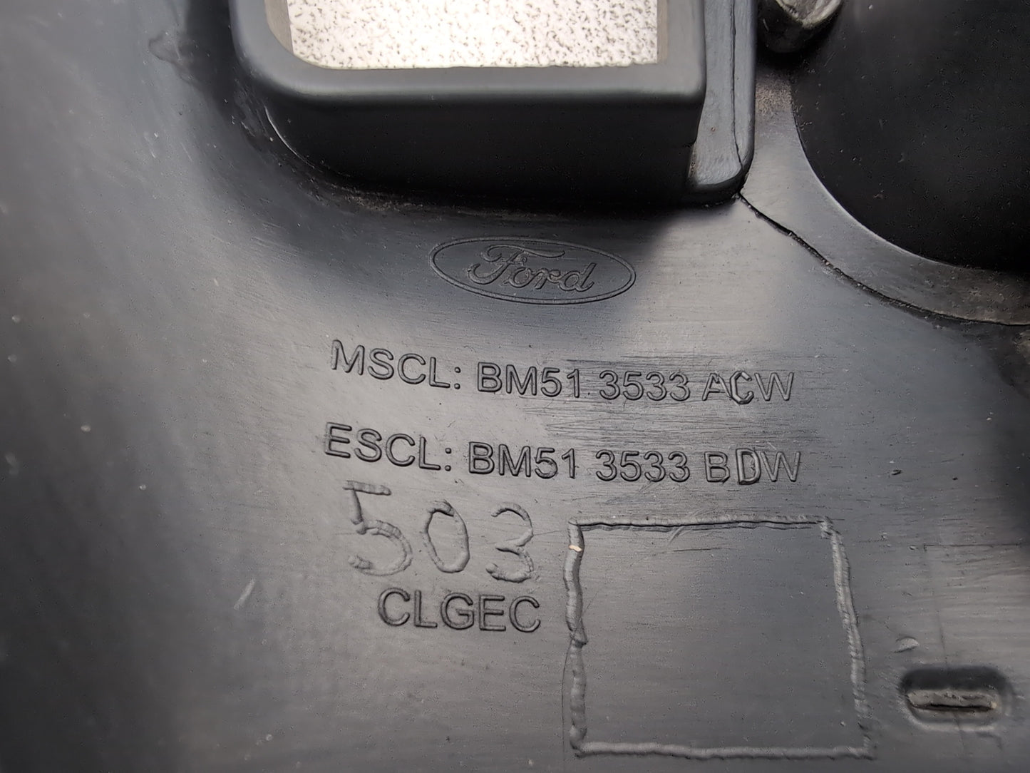 Steering Column Shroud Upper and Lower 7