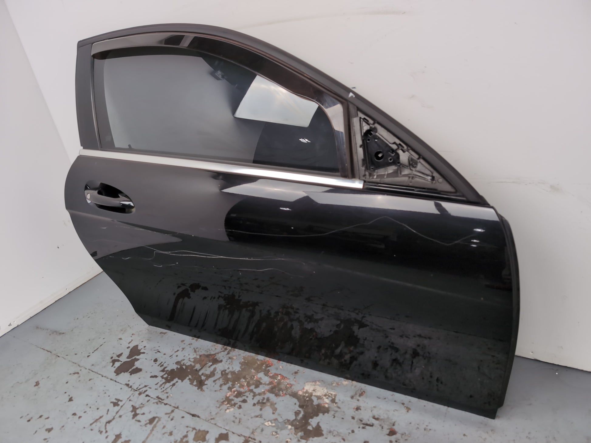 Mercedes-Benz C204 Coupe Amg Sport Door Front Rh Black 197 2011-2015 - photo 2