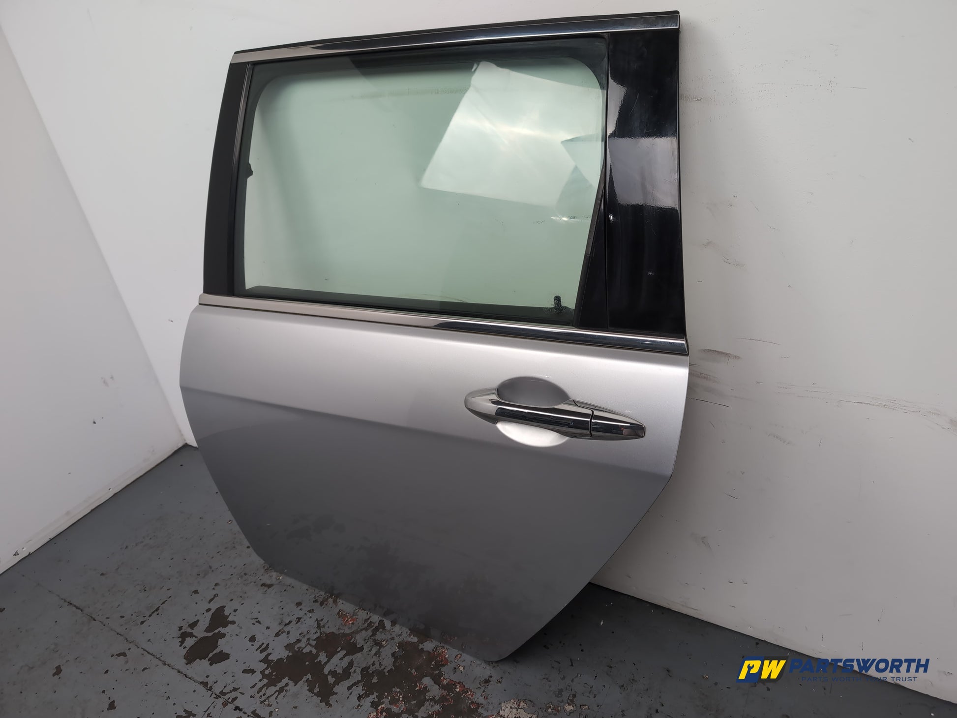 Honda Accord Ex I-Vtec Door Rear Lh Passenger Side Silver Nh-700m 2008-2012 - photo 2