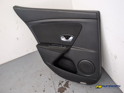 Renault Megane Expression Vvt 110 Rear Left Door Card 2008-2015 - photo 2