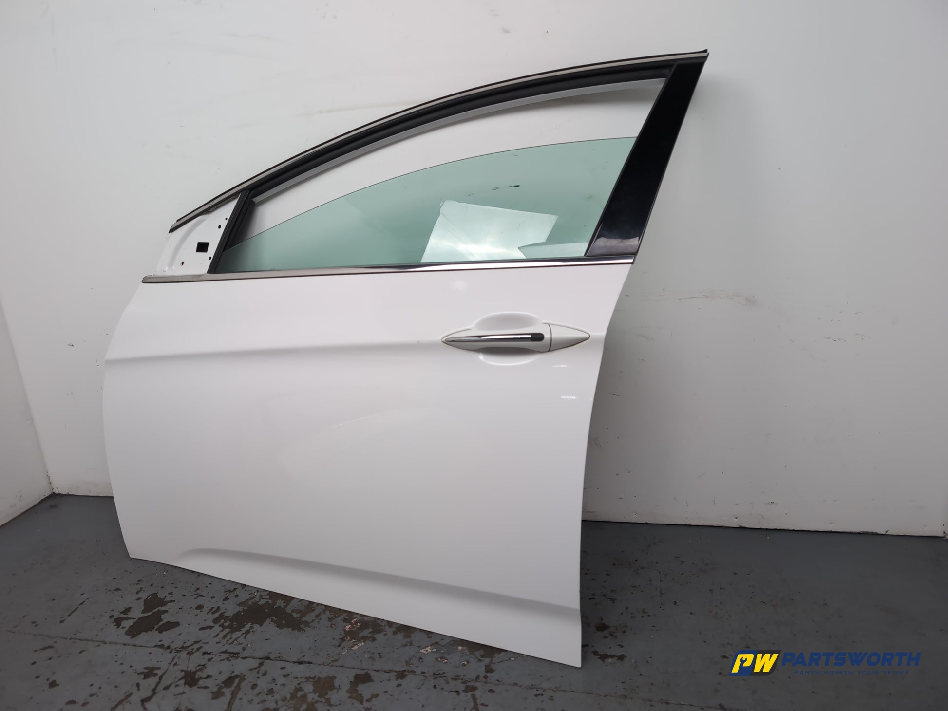 Hyundai I40 Vf Saloon/Estate Door Front Lh Passenger Side White Pw6 2011-2019 - photo 2