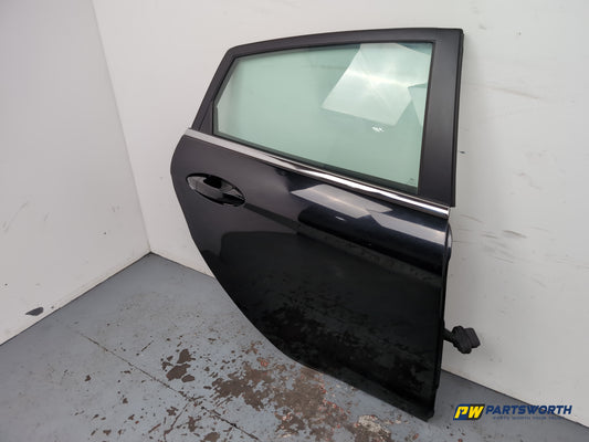 Ford Fiesta Zetec Door Rear Rh Driver Side Panther Black D9 2012-2017 - photo 2