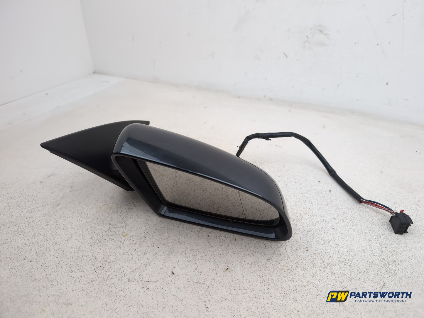 Audi A6 Se Tdi Quattro A Door Mirror Rh Driver Side Oyster Grey Lz7q 2005-2008 - photo 2