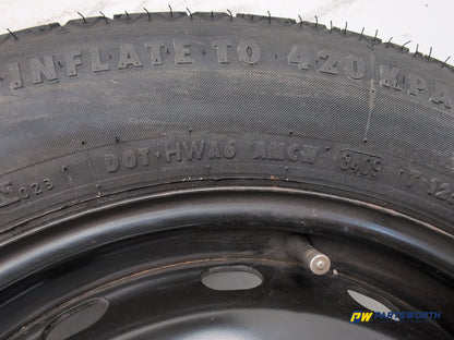 Mercedes-Benz B160 Sport Cvt Space Saver Spare Wheel And Tool Kit 125/90 R16 - photo 2