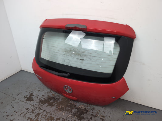 Vauxhall Corsa Se Boot Lid Red Z547 2006-2014 - photo 2