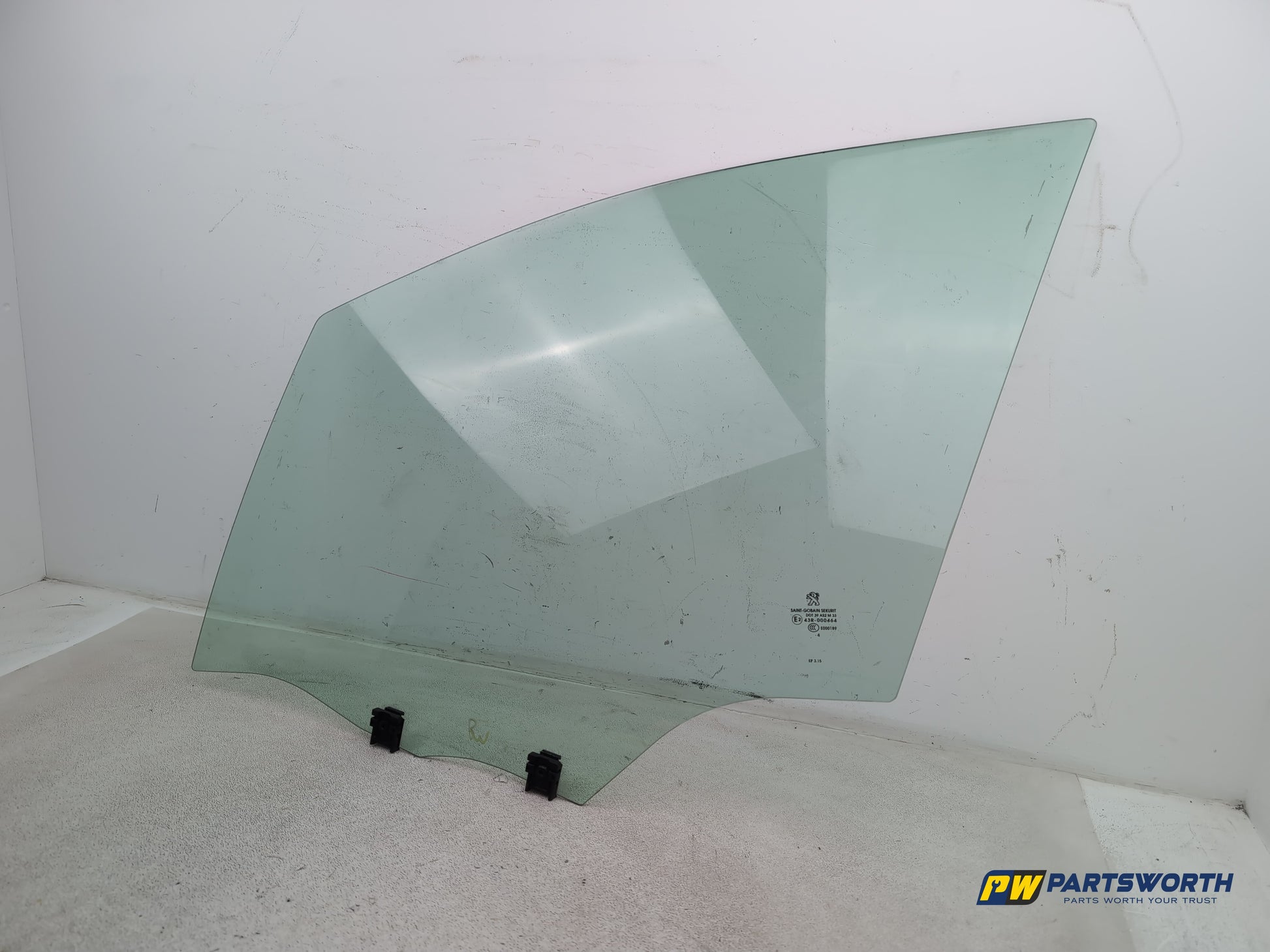 Peugeot 208 Active Door Glass Front Lh Passenger Side 2012-2017 - photo 2
