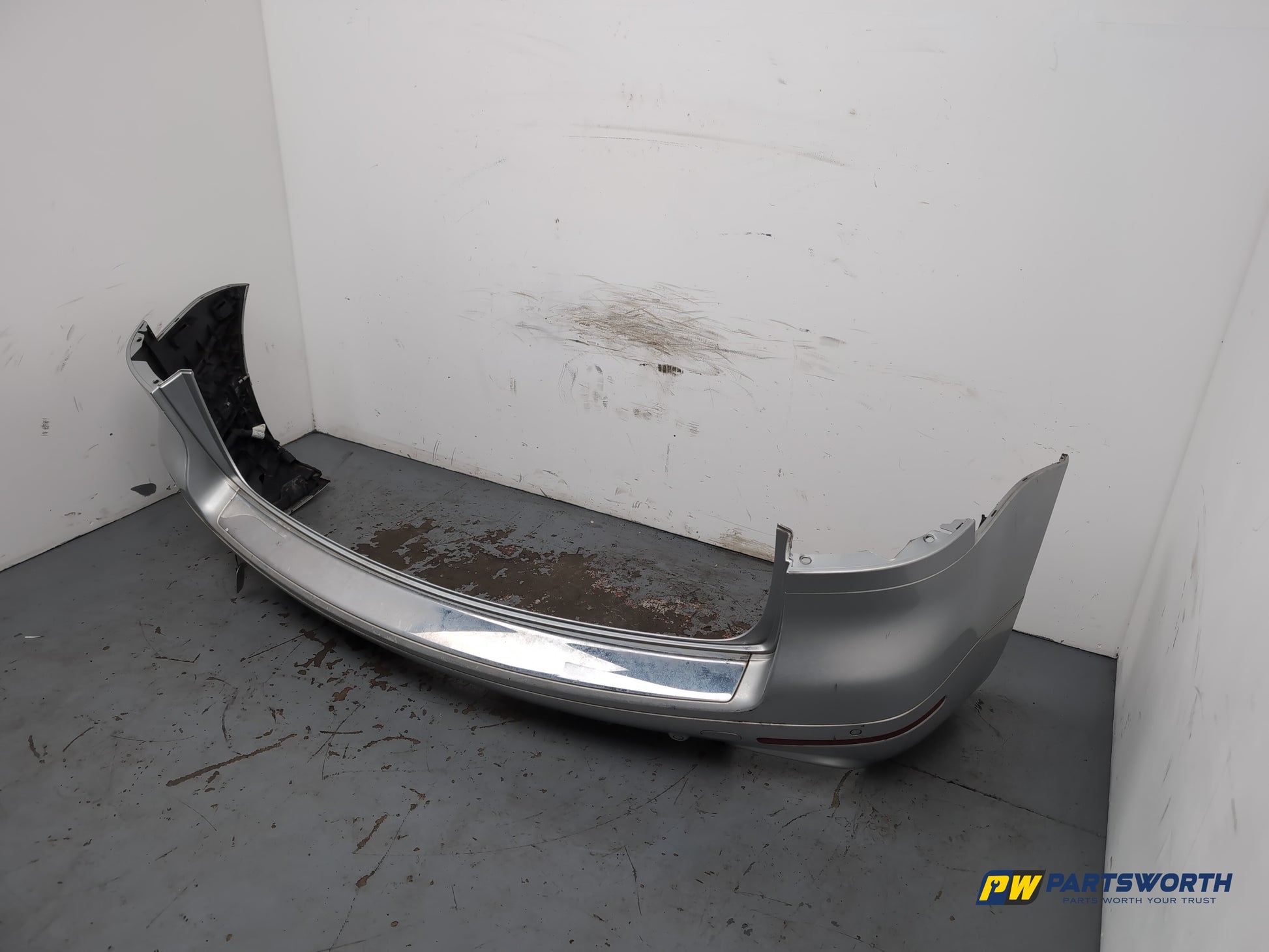 Volkswagen Touareg Altitude V6 Tdi A Rear Bumper Silver La7w 2007-2010 - photo 2