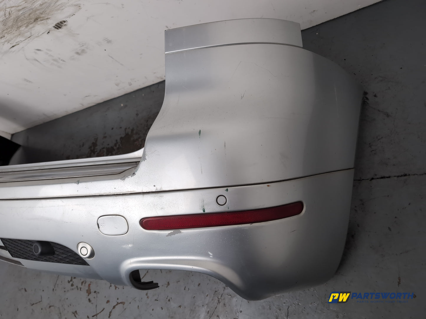 Volkswagen Touareg Altitude V6 Tdi A Rear Bumper Silver La7w 2007-2010 - photo 5