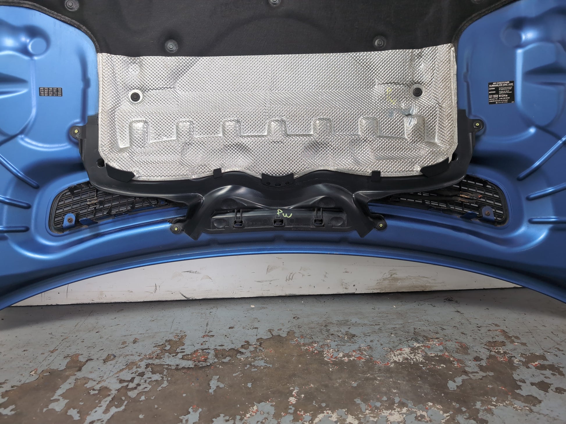 Mercedes Cls 320 Cdi Auto Bonnet Blue 219 2004-2008 - photo 3
