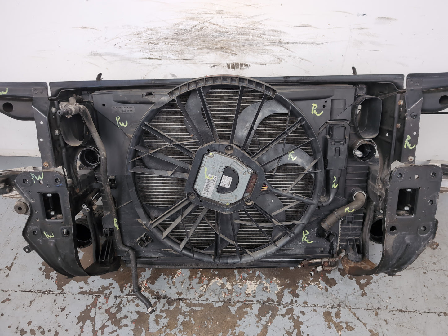 Mercedes Cls 320 Cdi Auto Radiator Slam Panel Crash Bar Pack 2004-2008 - photo 4