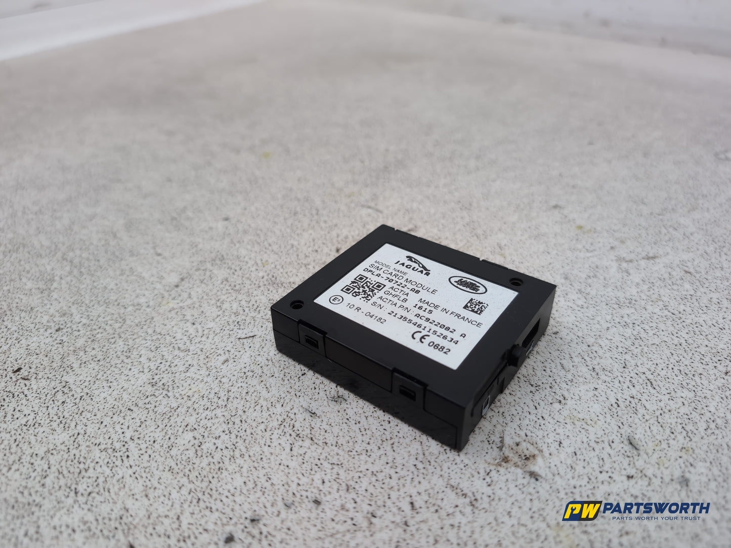 Jaguar Xf Portfolio Sim Card Module Ecu Dpla70722ab 2015-2017 - photo 2
