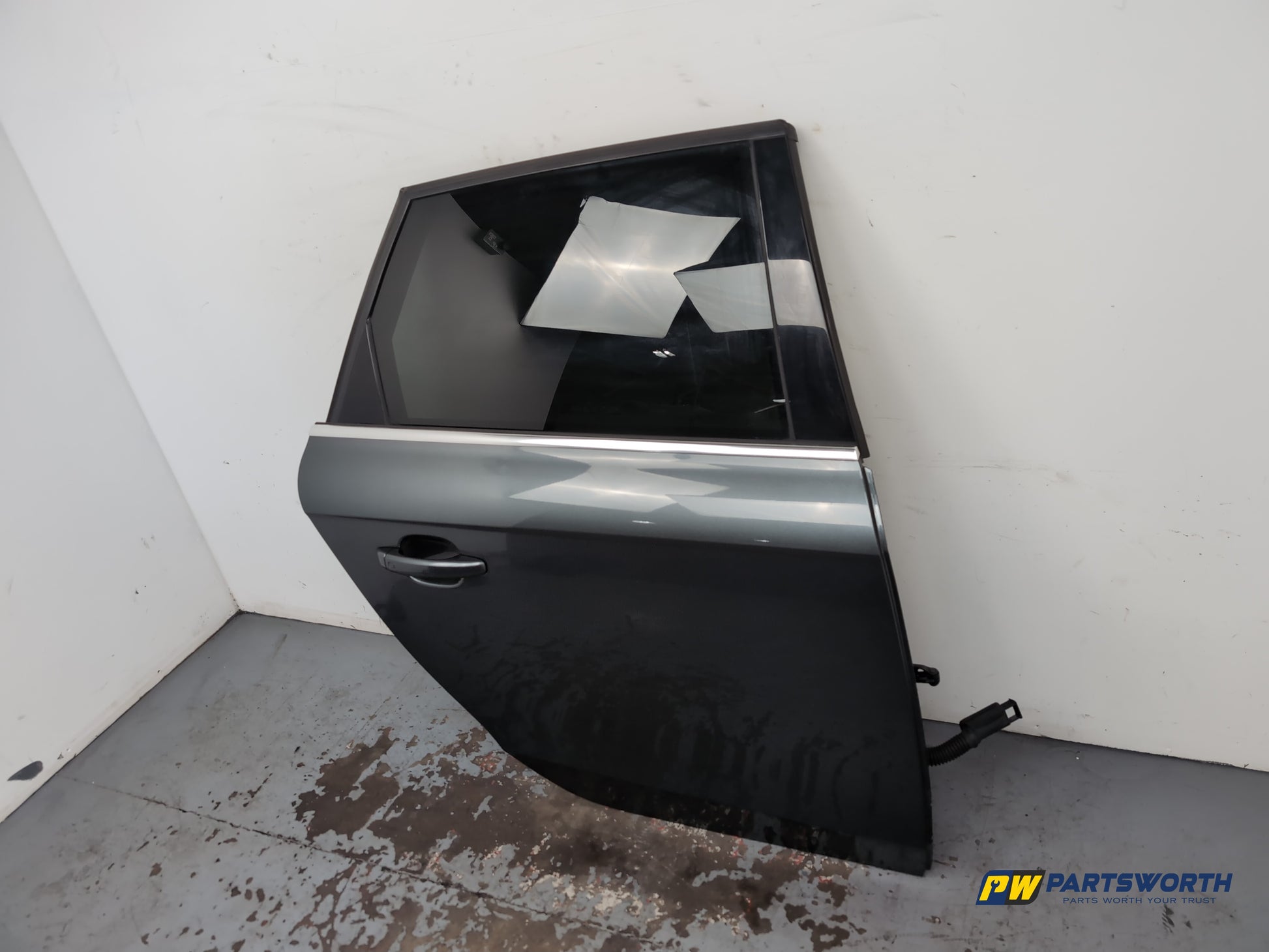 Audi A4 S Line Black Edit Tdi Quat Door Rear Rh Driver Side Metallic Grey Lz7t - photo 10