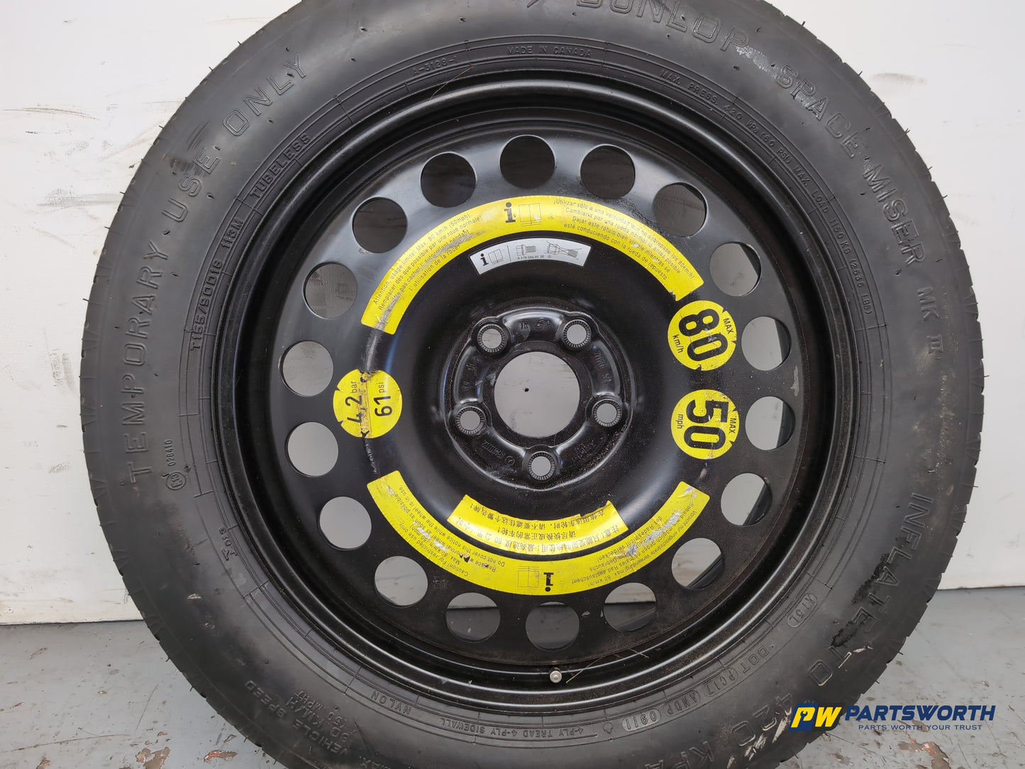 Space Saver Spare Wheel and Tool Kit  2