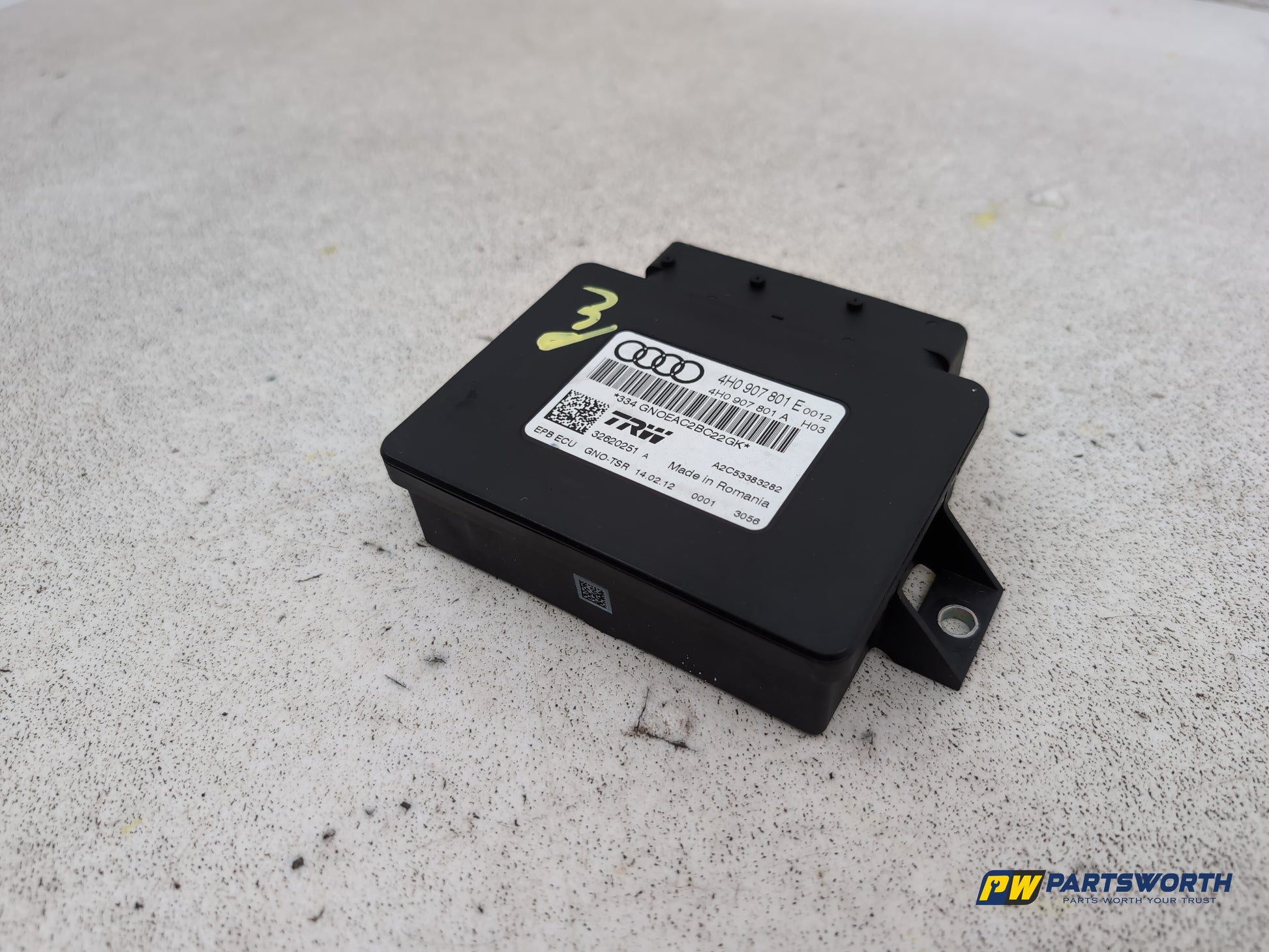 Audi A6 Se Tdi Quattro Auto Hand Brake Control Module Ecu 4h0907801e 2011-2012 - photo 2