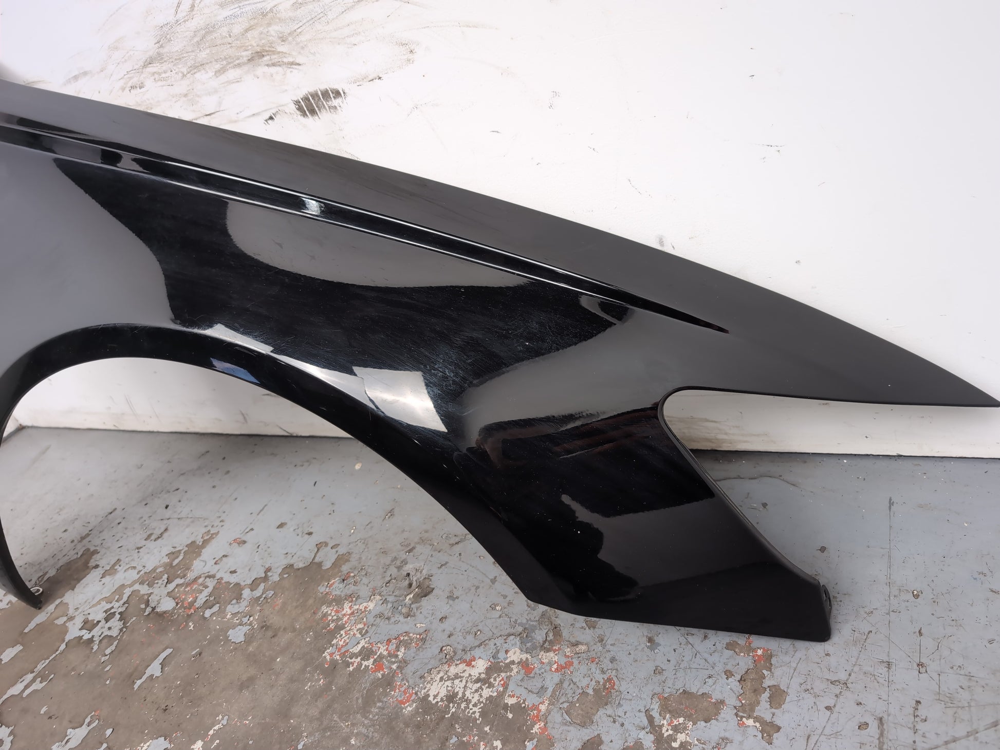 Audi A6 Se Tdi Quattro Auto Wing Front Rh Driver Side Briliant Black Ly9b - photo 2
