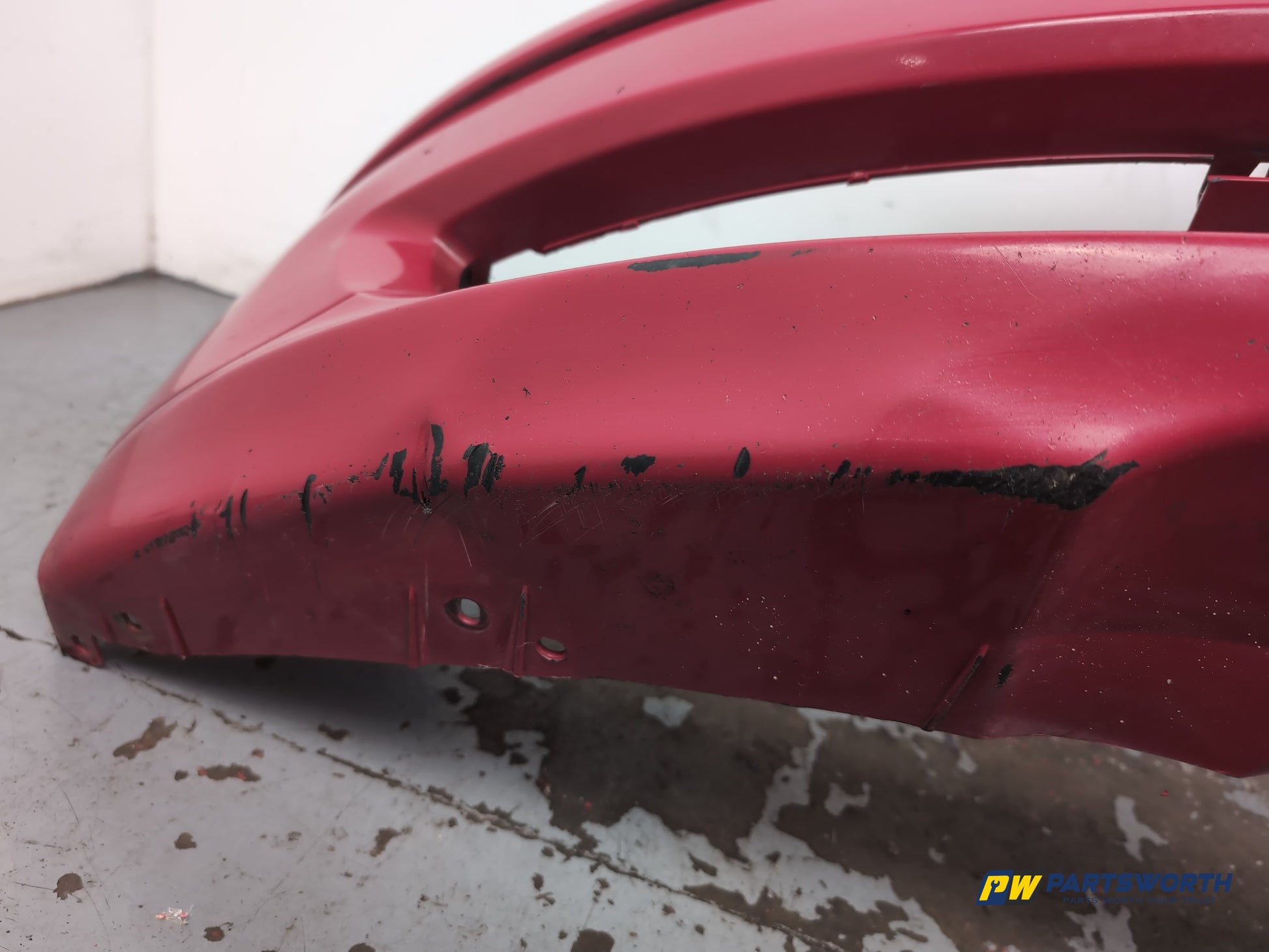 Bmw 118d Se Auto Fron Bumper Red 2007-2009 - photo 10