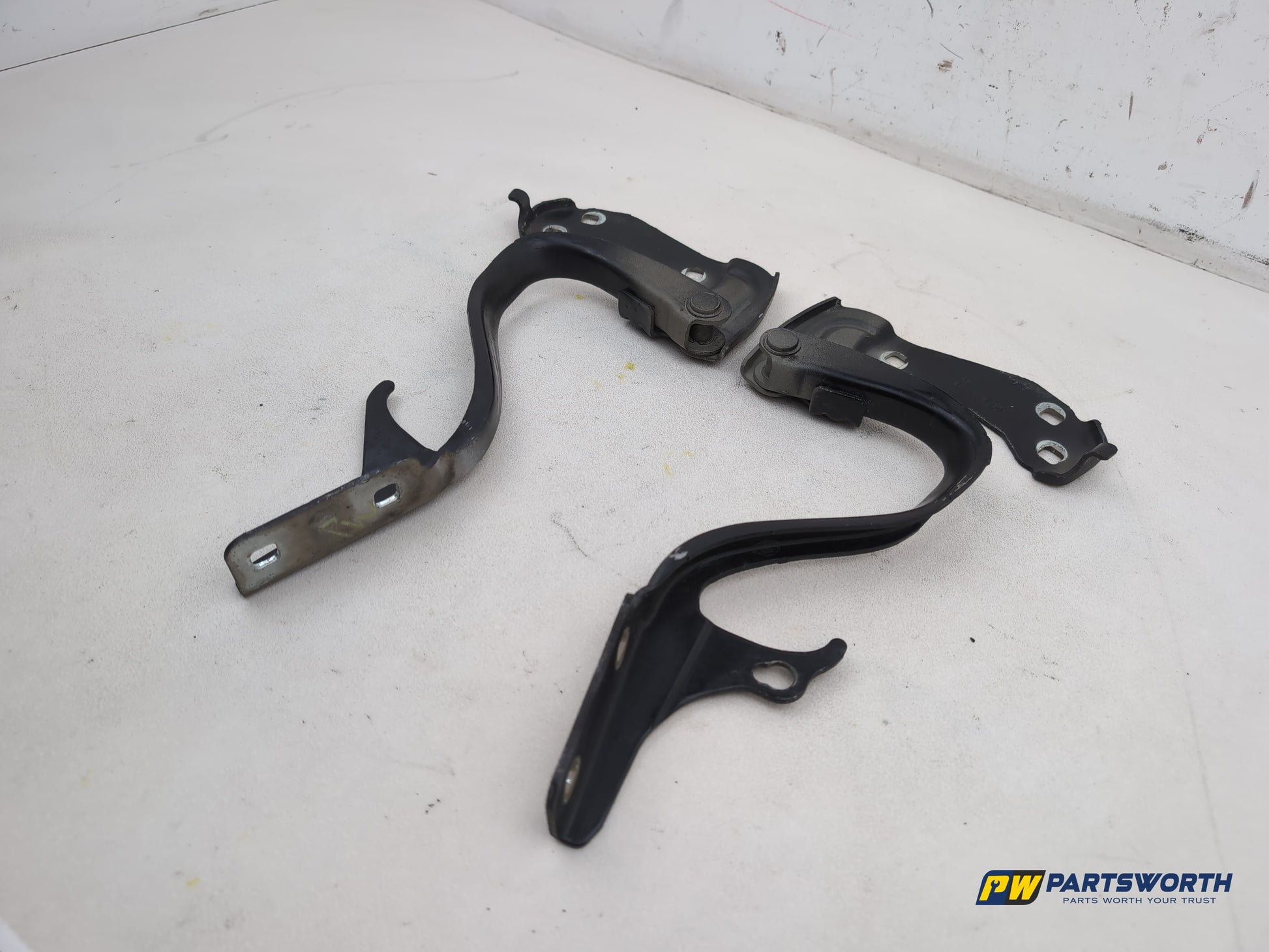 Fiat 500 Pop Bonnet Hinges Pair 2007-2009 - photo 2