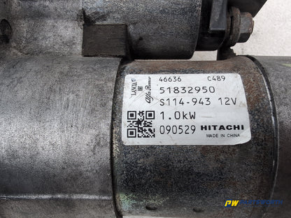 Fiat 500 Pop Starter Motor 51832950 2007-2009 - photo 2