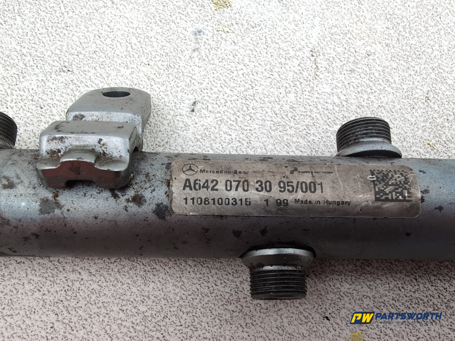 Mercedes-Benz Ml300 Sport Cdi Blue-Cy Injector Fuel Rail 3.0l Diesel A6420703095 - photo 8