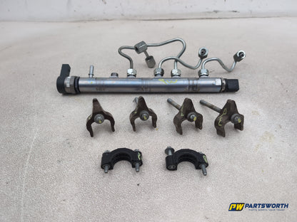 Bmw E87 Lci E90 120d 320d Fuel Pump Injector Rail Pipes And Clamps Set 7797874 - photo 8