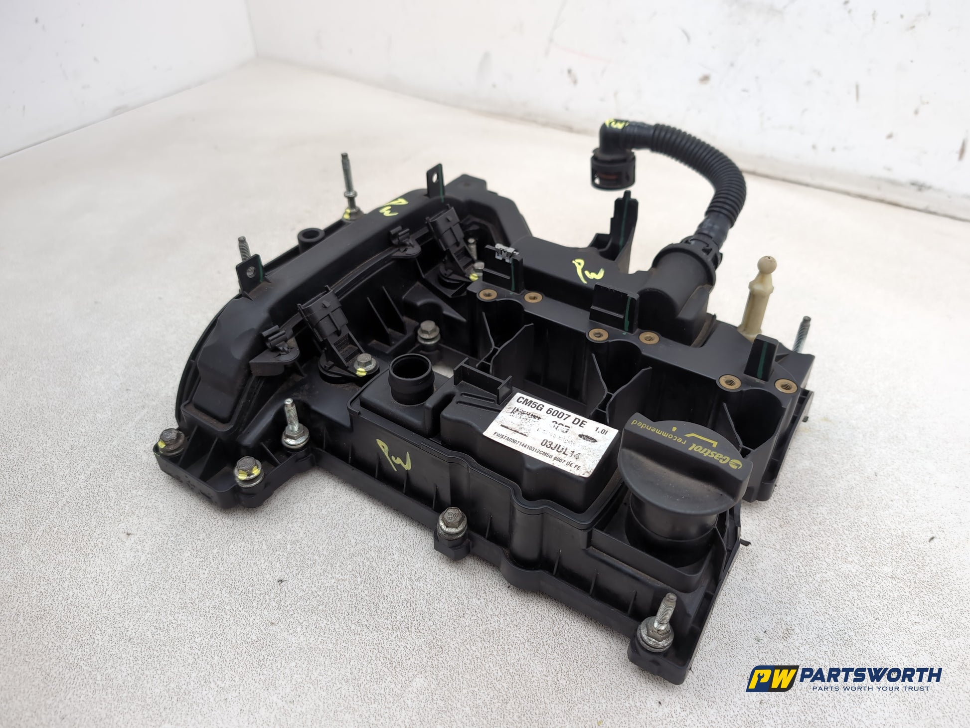 Ford Focus Zetec Turbo Rocker Valve Cover Cm5g6007de 2011-2018 - photo 2