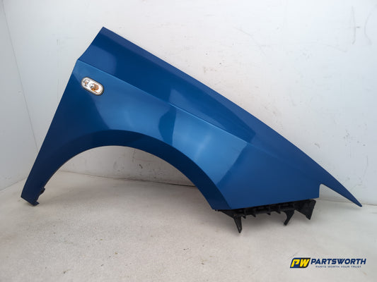 Seat Ibiza Sportrider Wing Front Rh Driver Side Blue Lz5f 2008-2012 - photo 2