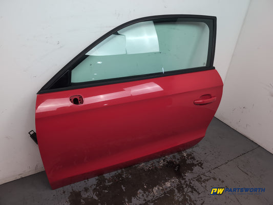 Audi A1 Contrast Edition Tdi Door Front Lh Passenger Side Red Lz3m 2010-2014 - photo 2
