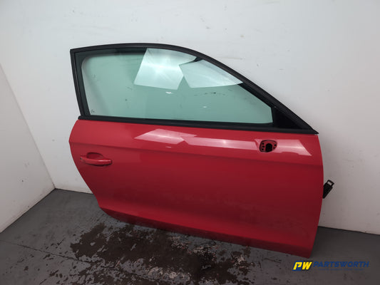 Audi A1 Contrast Edition Tdi Door Front Rh Driver Side Red Lz3m 2010-2014 - photo 2