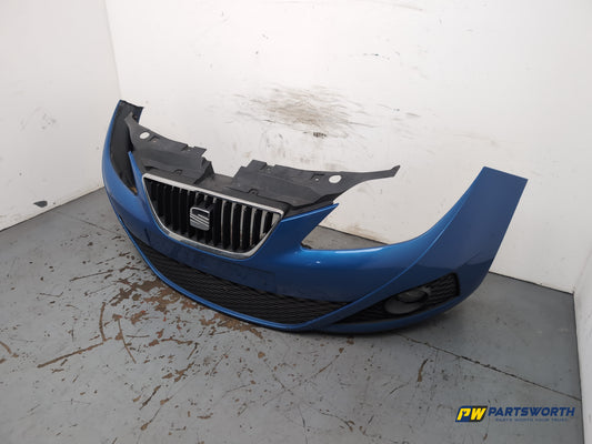 Seat Ibiza Sportrider Front Bumper Blue Lz5f 2008-2011 - photo 2