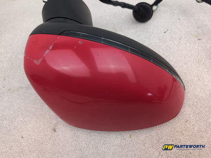Audi A1 Contrast Edition Tdi Door Mirror Rh Driver Side Red Lz3m 2010-2012 - photo 2