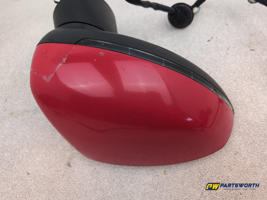 Audi A1 Contrast Edition Tdi Door Mirror Rh Driver Side Red Lz3m 2010-2012 - photo 2