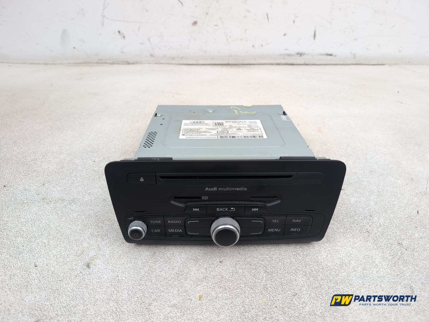 Audi A1 Contrast Edition Tdi Stereo Radio Cd Player Head Unit 8x0035183d - photo 2