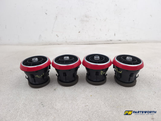 Audi A1 Contrast Edition Tdi Dashboard Air Vent Set Of 4 8x2820902 2010-2012 - photo 2