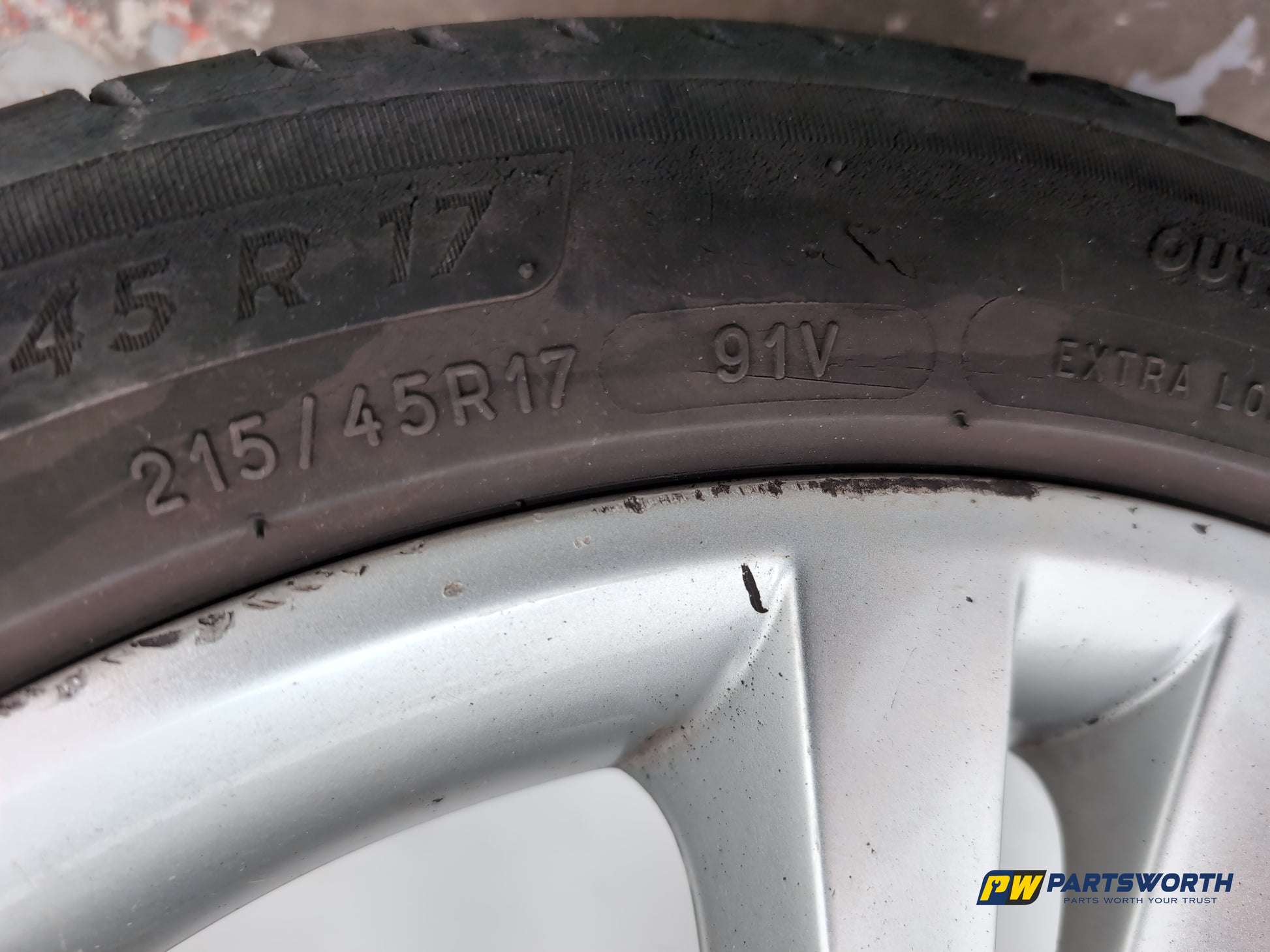 Seat Ibiza Sportrider Alloy Wheel With Tyre 215/45 R17 6j0601025c - photo 8